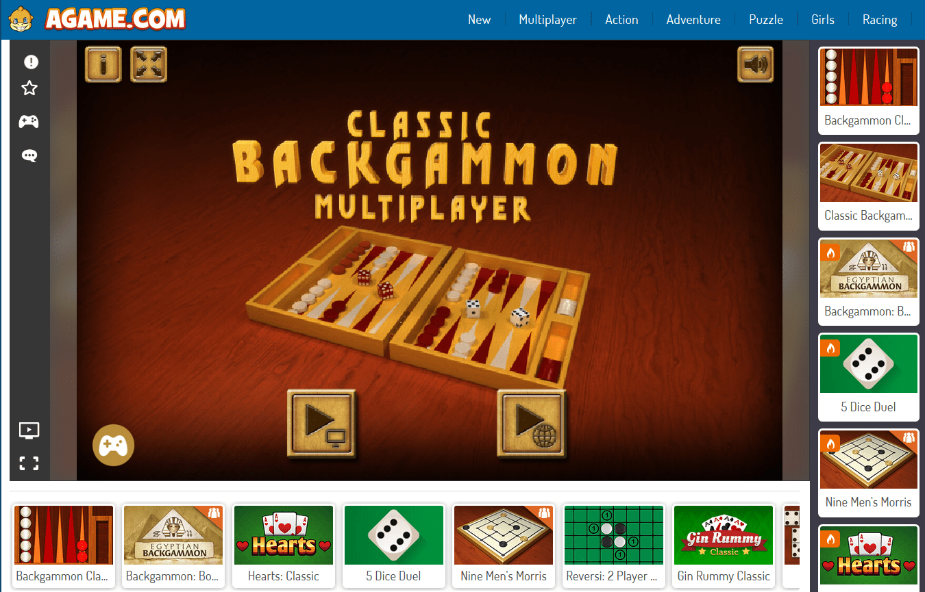 Agame Backgammon