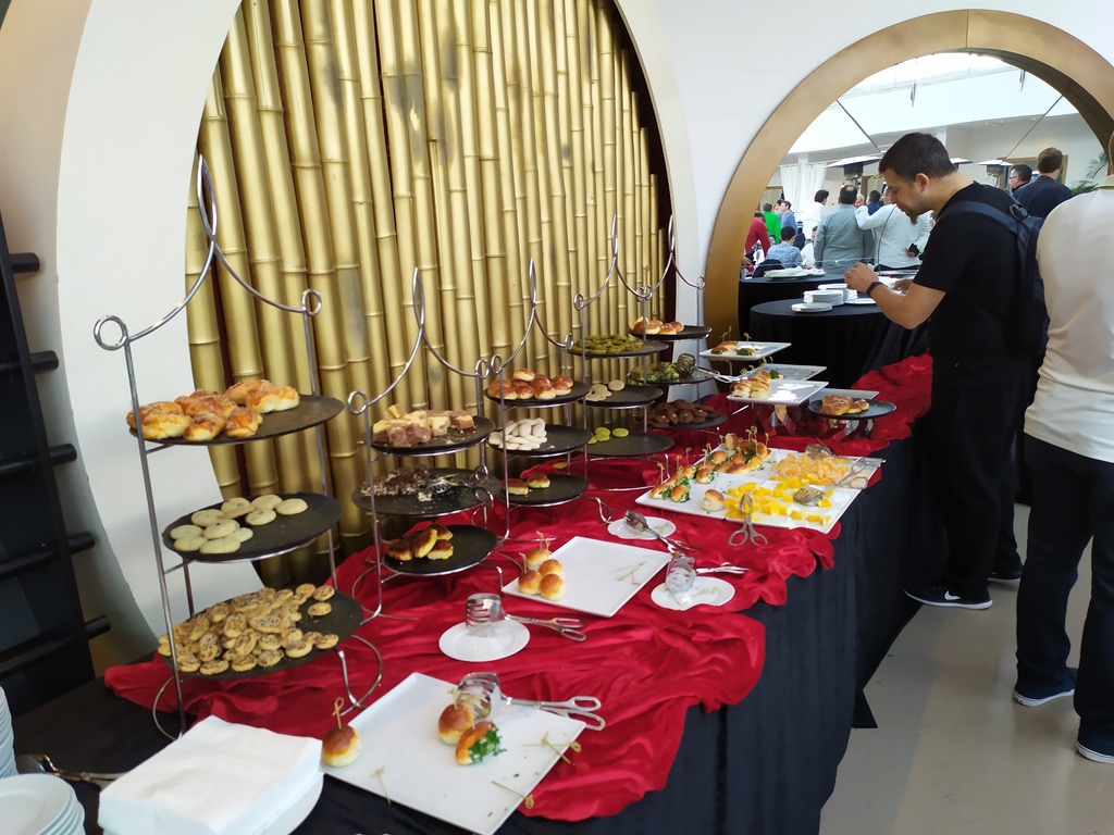 Cyprus Open Backgammon tournament buffet